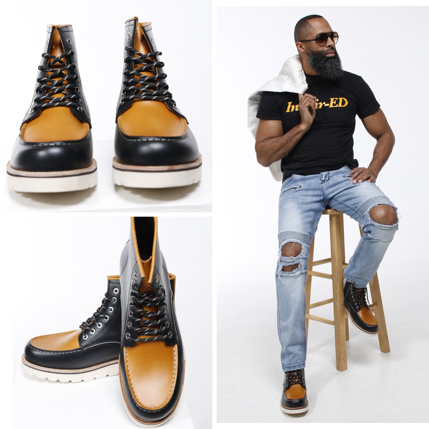 Ed Hennings Co. Top Level Genuine Leather Boots